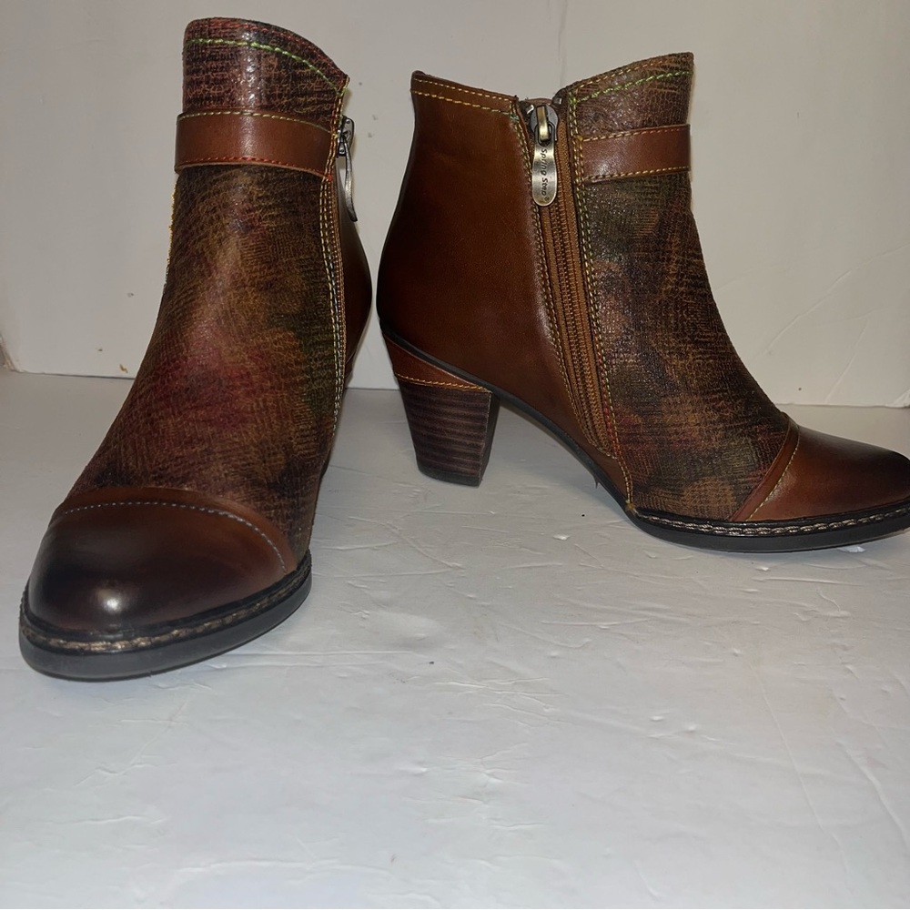 L’Artiste‎ Spring Step Captivate Ankle Boots 5.5 • Boho Artisan